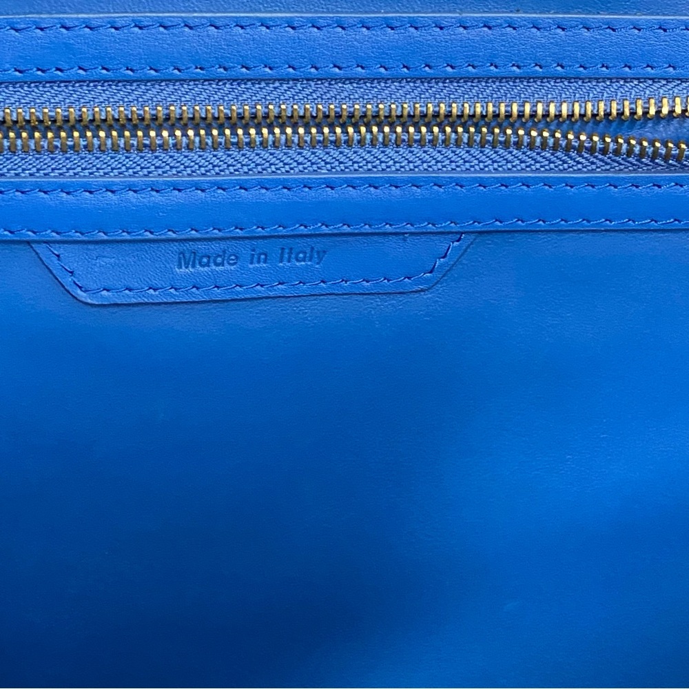 Celine Blue Luggage Tote - Picture 7 of 12